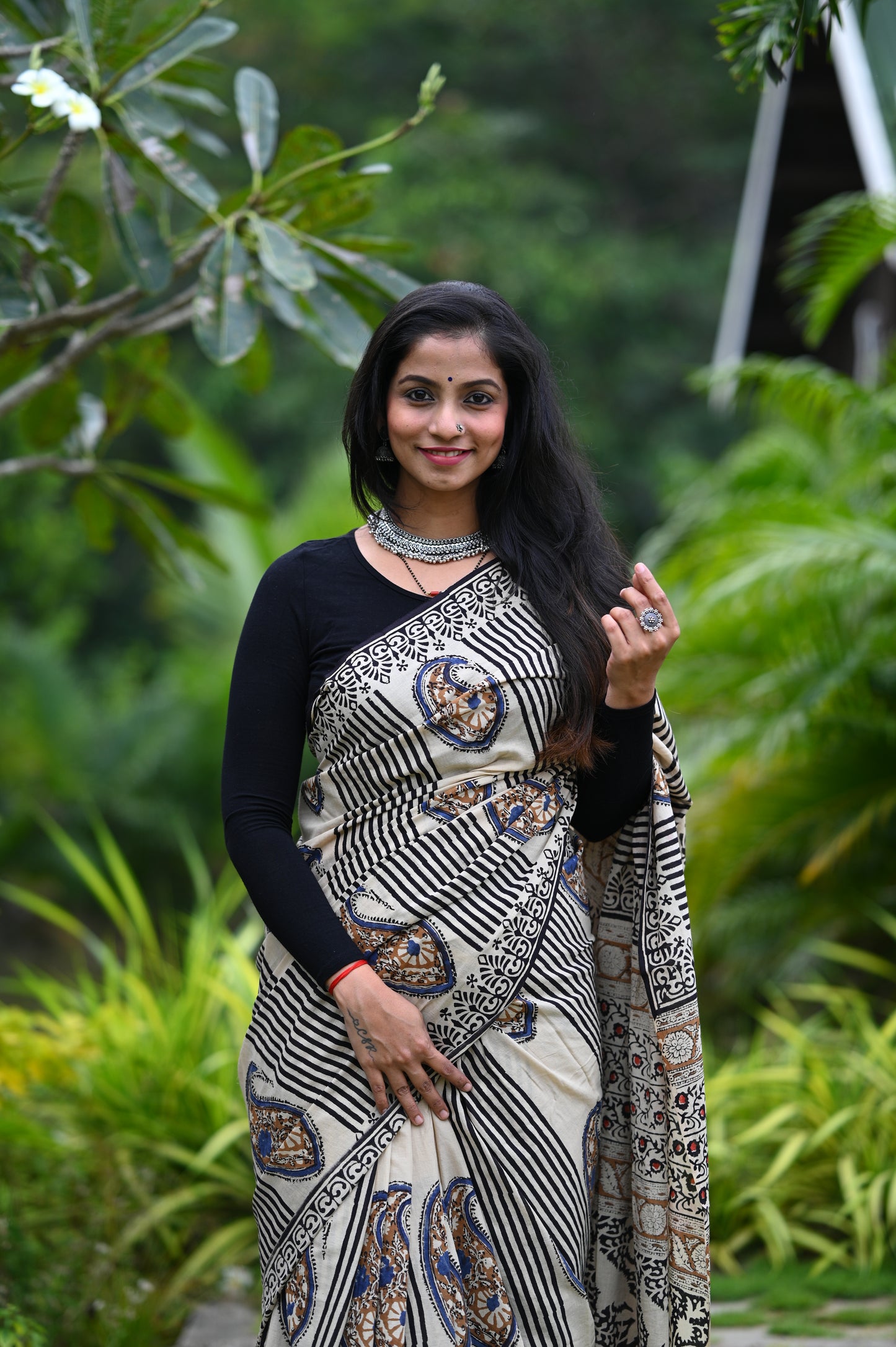 Mul Cotton Saree: Rekha