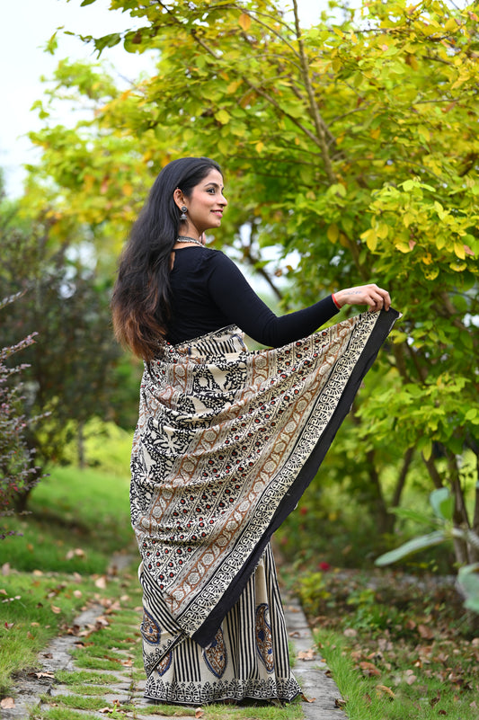 Mul Cotton Saree: Rekha