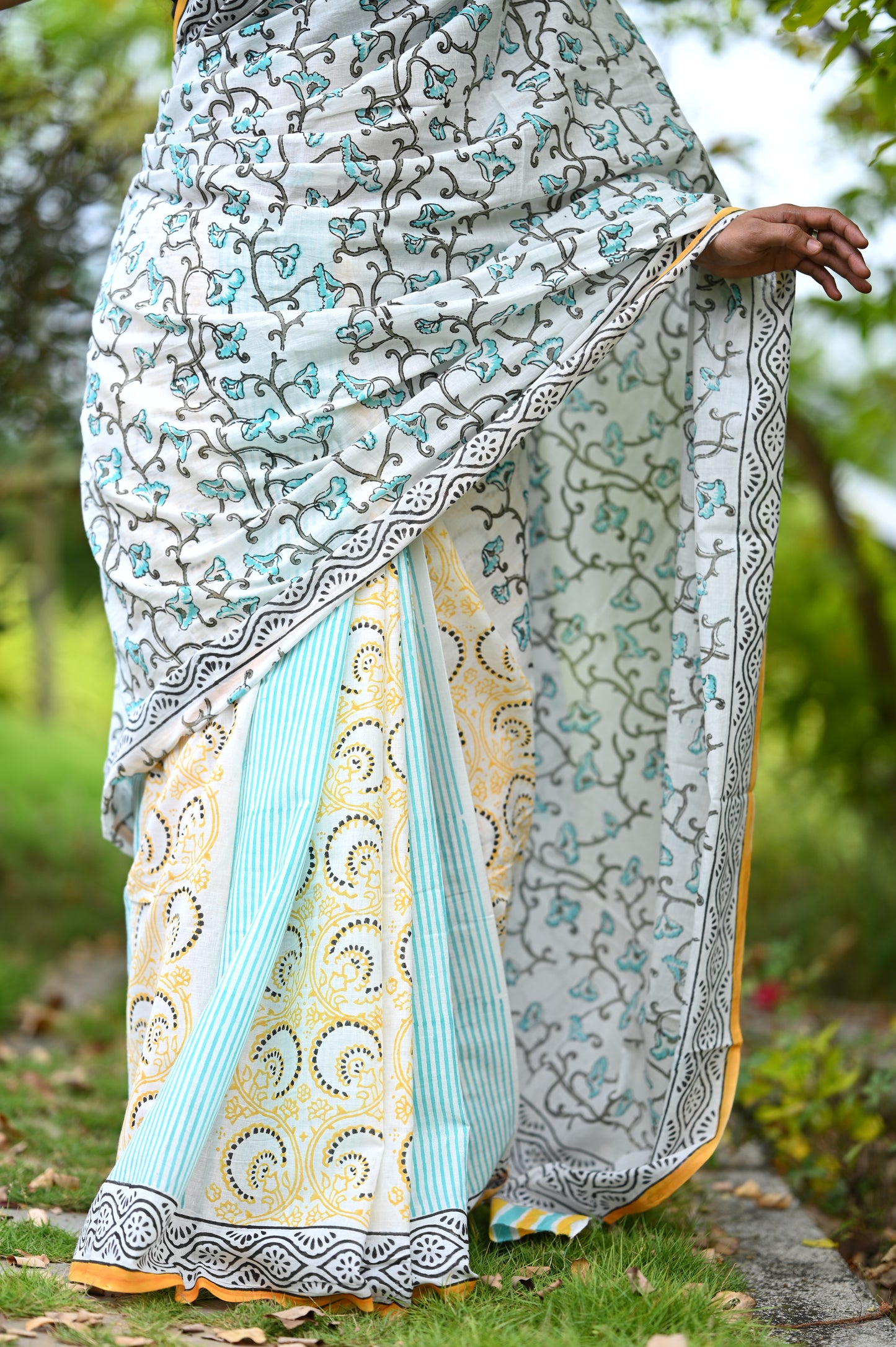 Mul Cotton Saree: Lathika